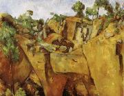 Paul Cezanne Quarry at Bibemus oil painting artist